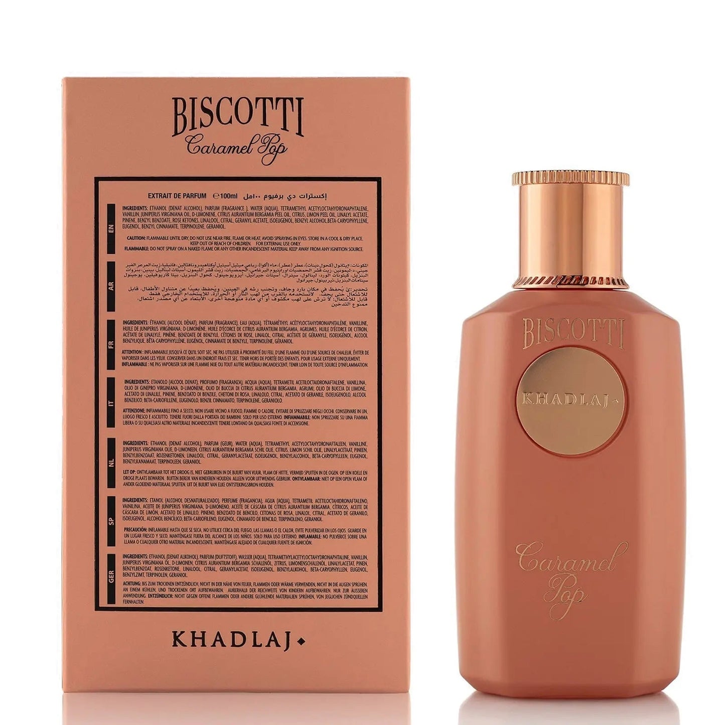 Biscotti Caramel Pop Extrait De Parfum 100ml EDP Khadlaj