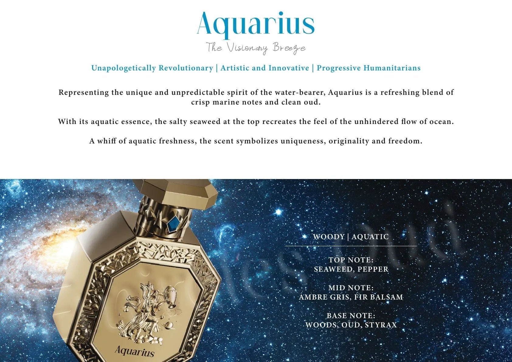 Genesis Aquarius Perfume 90ml EDP By French Avenue