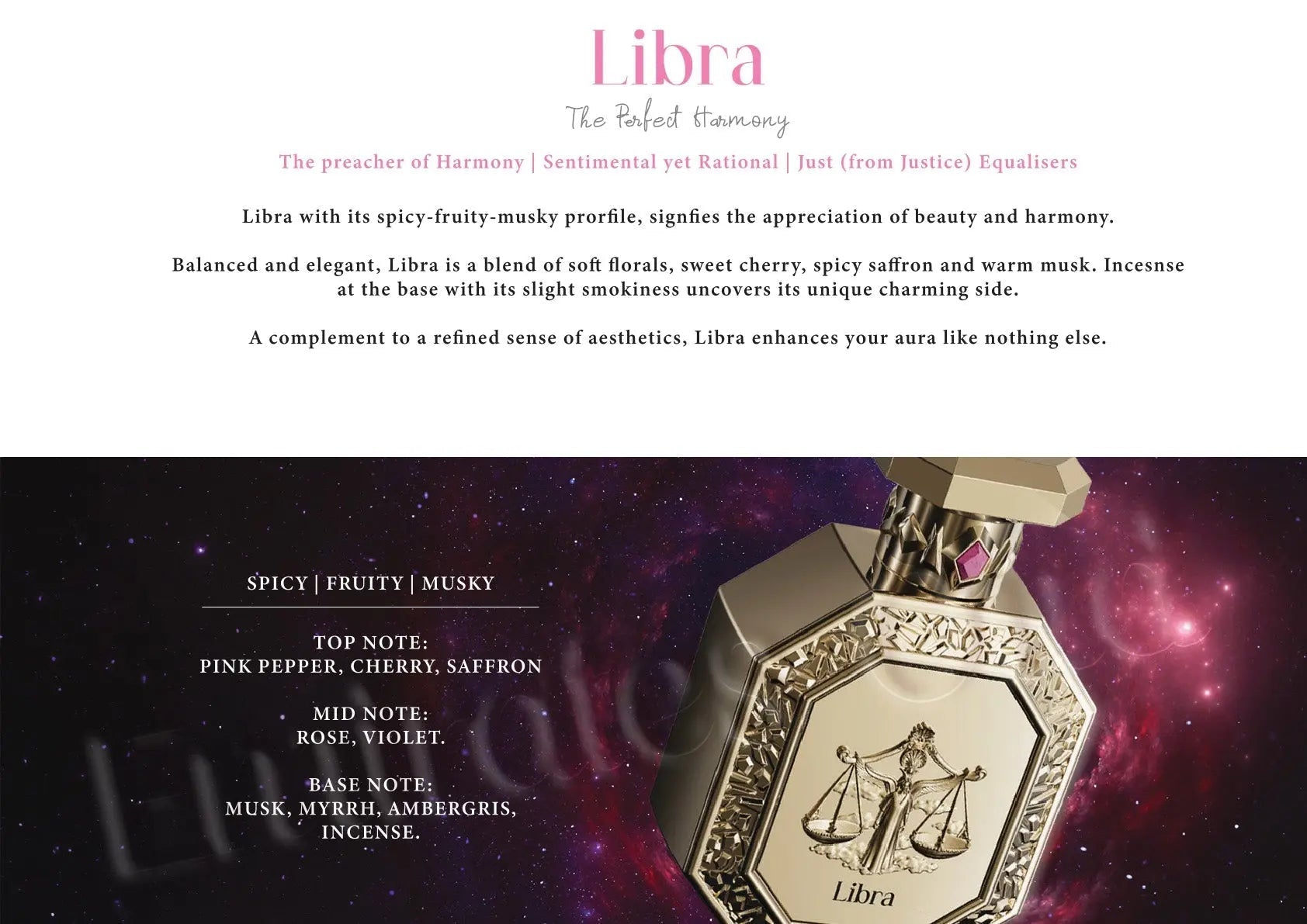 Genesis Libra Perfume 90ml EDP by French Avenue