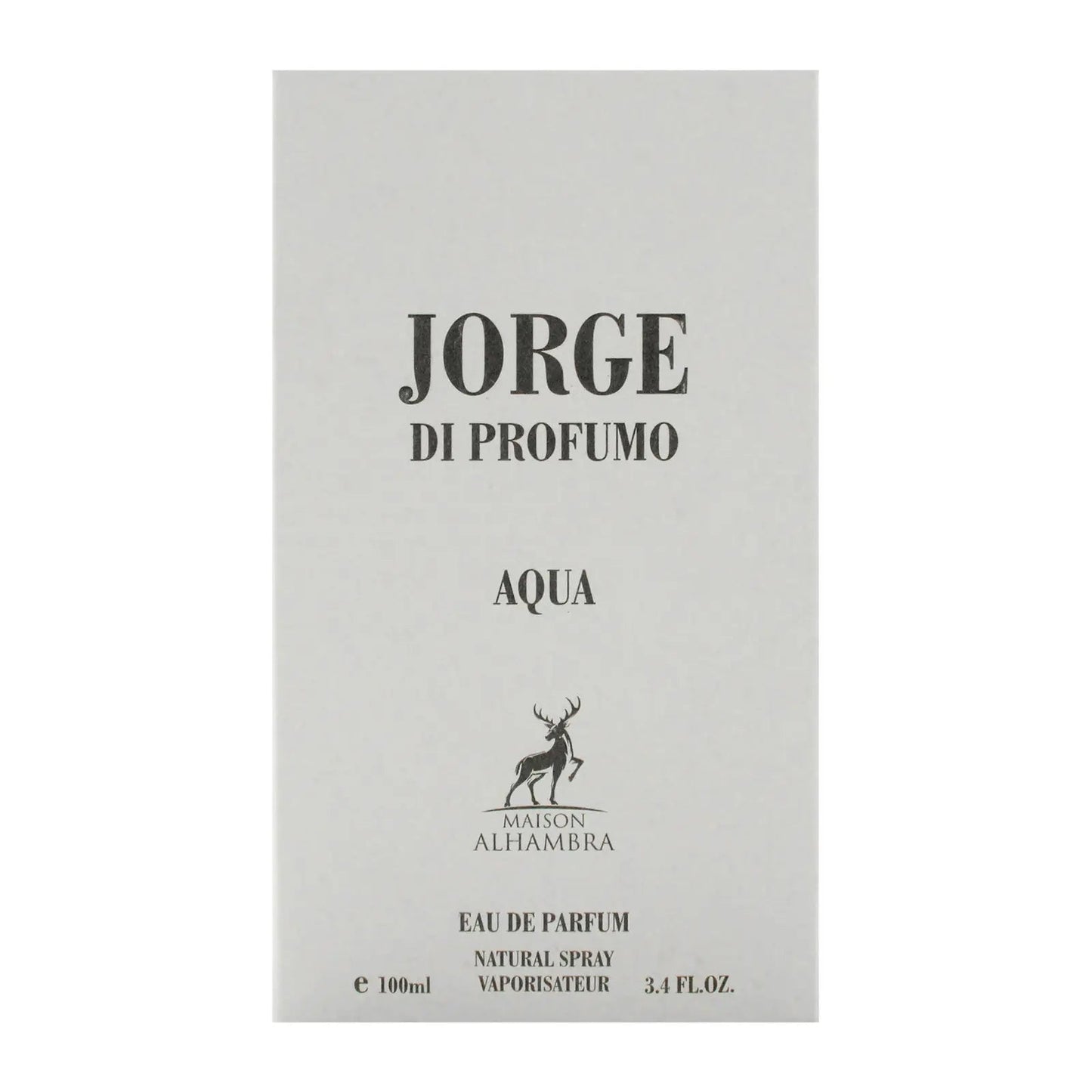 Jorge Di Profumo Aqua Perfume 100ml EDP Maison Alhambra