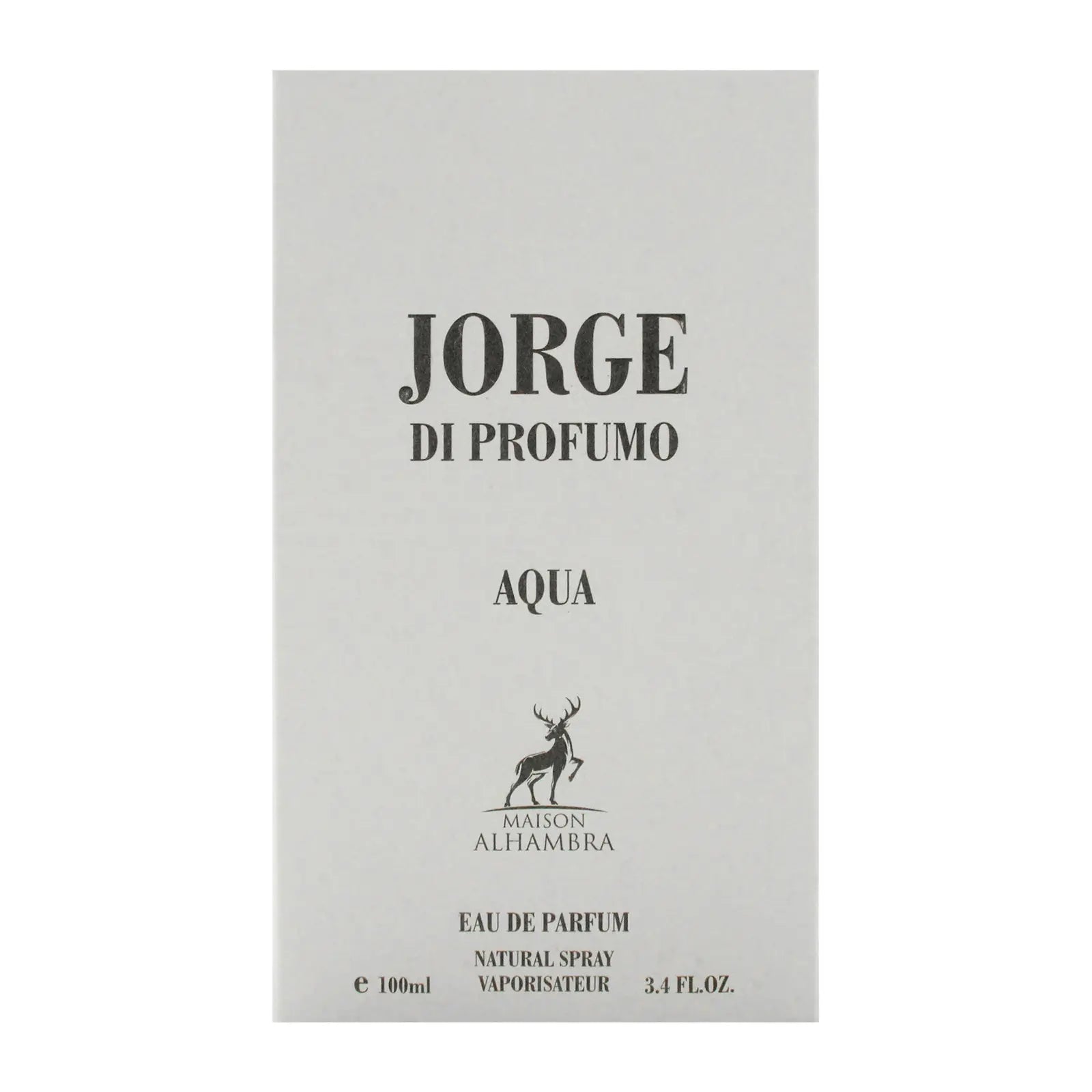 Jorge Di Profumo Aqua Perfume 100ml EDP Maison Alhambra
