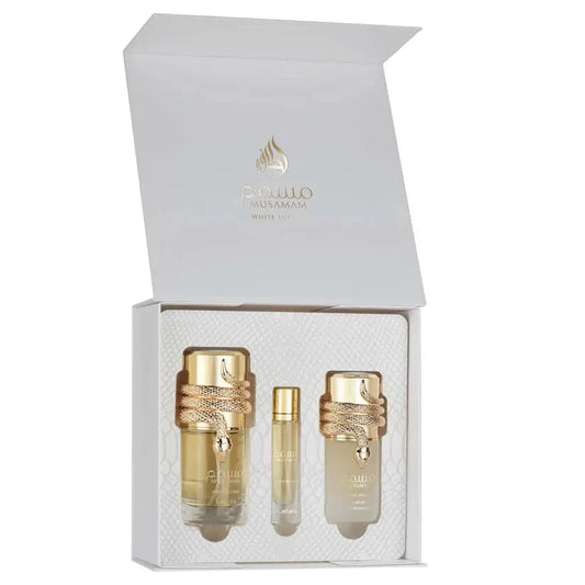 Musamam White Intense Gift Set Lattafa | Wholesale Perfume Suppliers UK