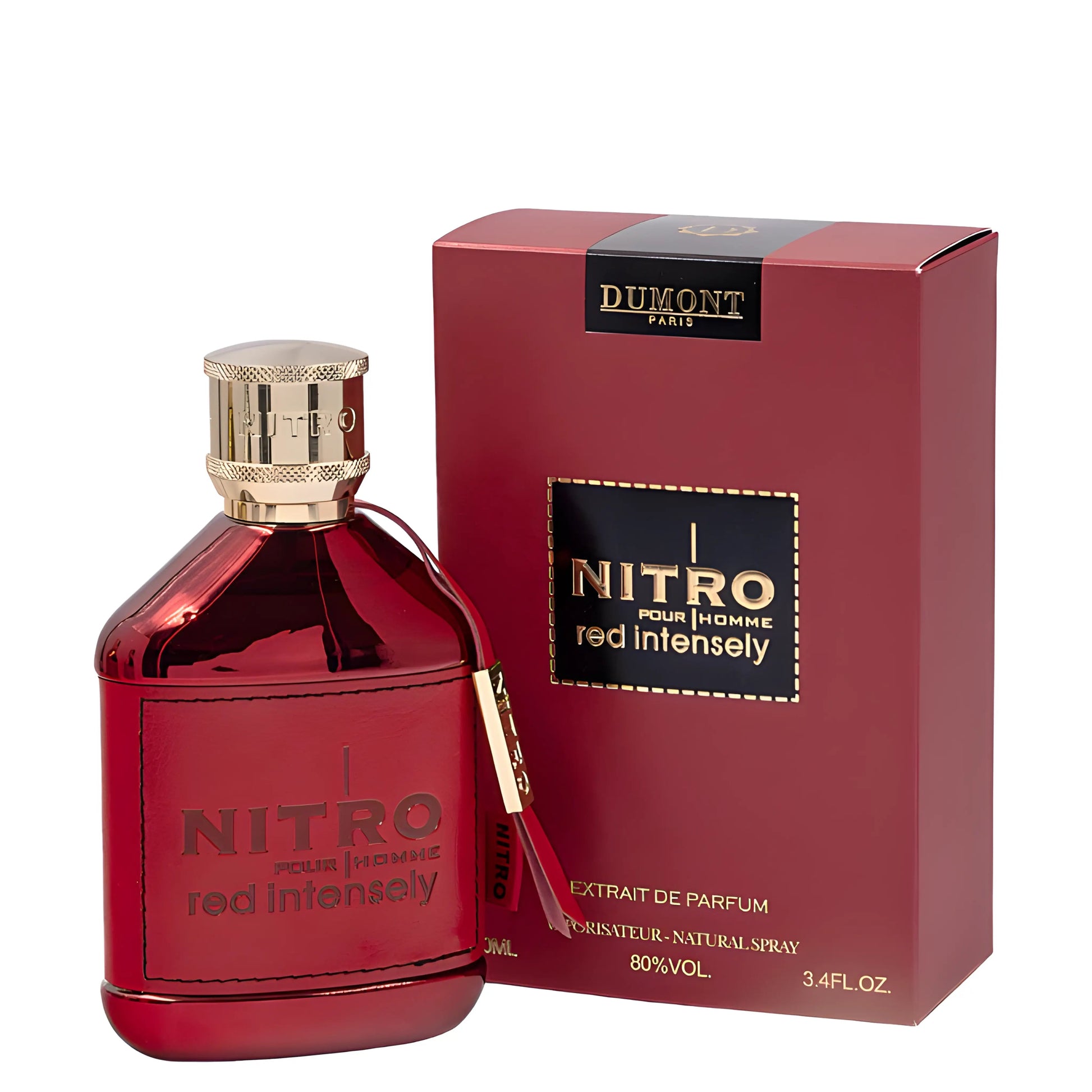 Nitro Red Intensely Pour Homme 100ml Extrait De Parfum Dumont