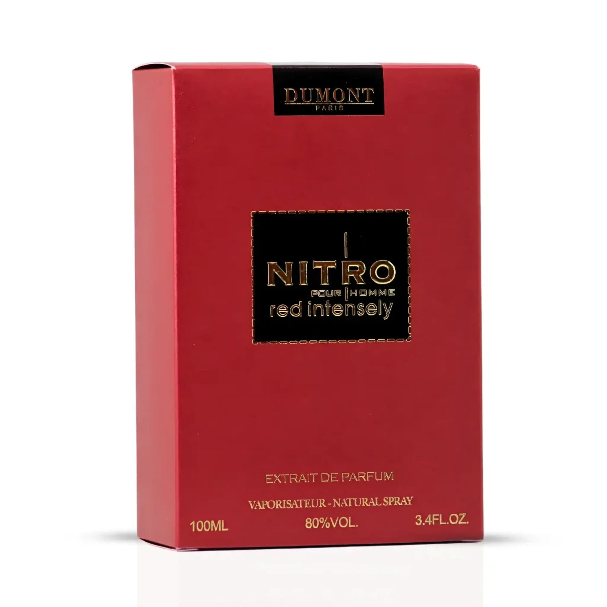 Nitro Red Intensely Pour Homme 100ml Extrait De Parfum Dumont