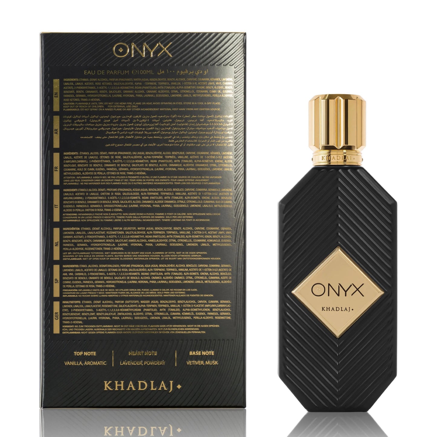 Onyx Gold Perfume 100ml EDP Khadlaj