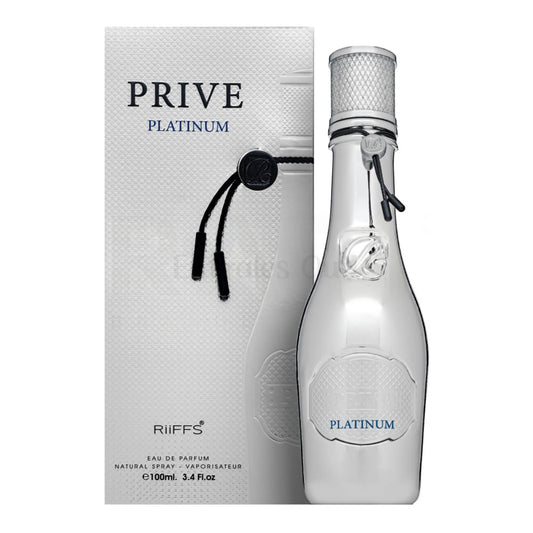 Prive Platinum Silver Perfume 100ml EDP Riiffs | Wholesale Perfume Suppliers UK 