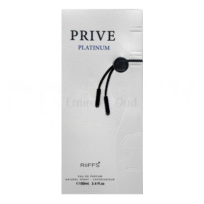 Prive Platinum Silver Perfume 100ml EDP Riiffs | Wholesale Perfume Suppliers UK 