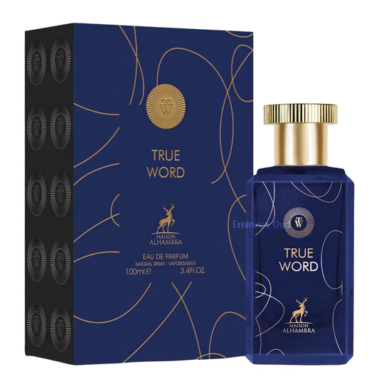 True Word Perfume 100ml EDP Maison Alhambra