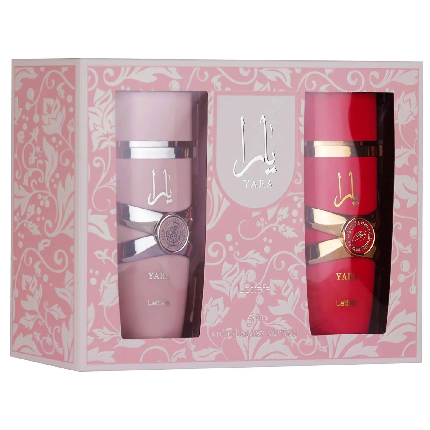 Yara 5th Anniversary Edition Gift Set Lattafa Yara and Yara Candy