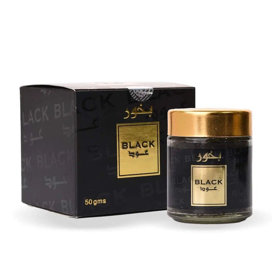 Bakhoor Black Oud Incense 50g Banafa For Oud-Emirates Oud