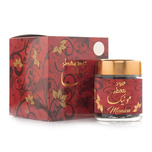Bakhoor Oud Monica Incense 50g Banafa For Oud-Emirates Oud