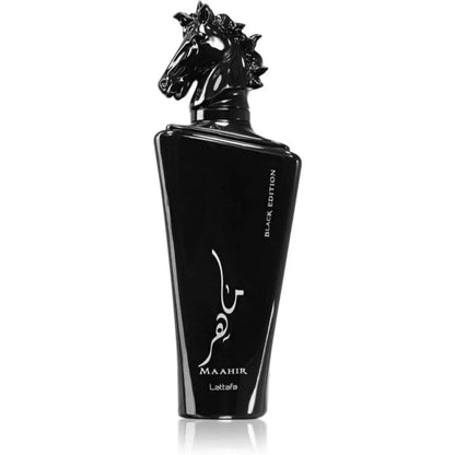 Maahir Black Edition Perfume 100ml EDP Lattafa-Emirates Oud