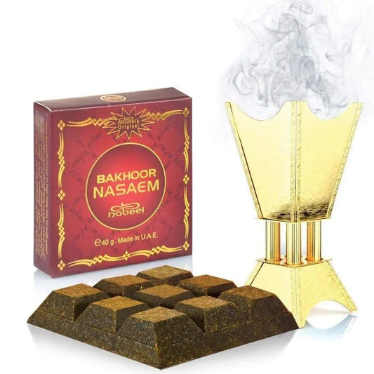 Nasaem Bakhour Incense 40g Nabeel-Emirates Oud